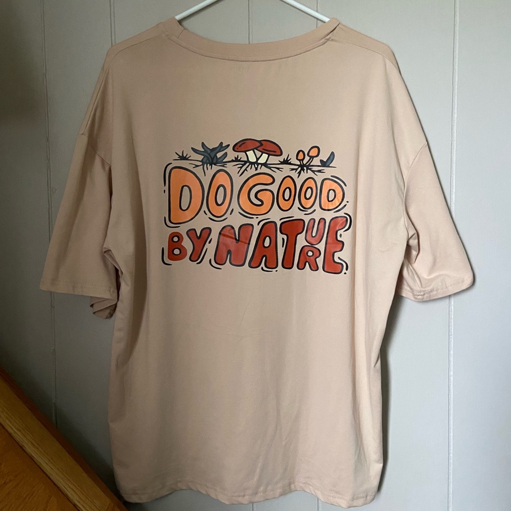Tan graphic tee